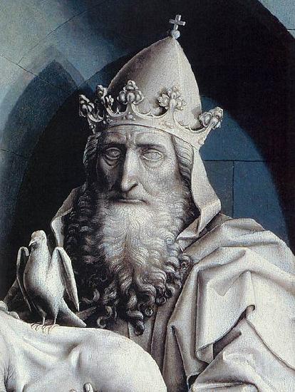 Robert Campin The Holy Trinity France oil painting art